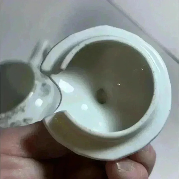 Antique Porcelain RS Prussia Swans Mustard Pot Excellent Condition - Picture 10 of 16